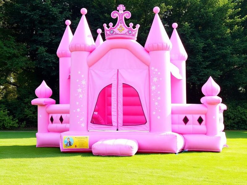 Themed Bounce Houses party rental setup from Infinite Bounce House Party Rentals
